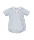 Petit Bebe Boy's Blue Knit Bunny Bubble