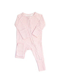 Pink Gingham Romper