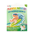 Playful Painters: Easy Watercolor Painting Kit- Chills & Thrills Dinos