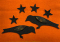 Pre Cut Small Crow With Stars