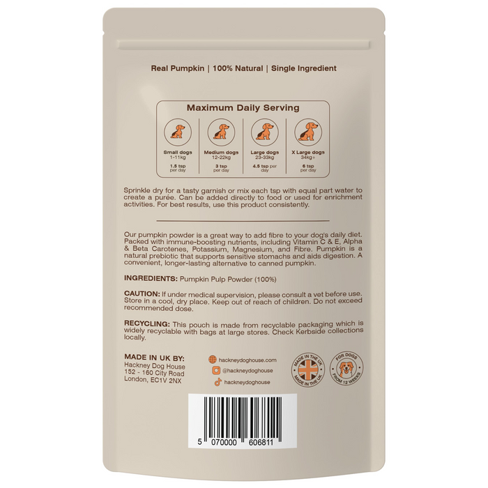 pumpkin puree for dogs
