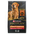 Purina Pro Plan Adult Complete Essentials Shredded Blend Beef & Rice with Probiotics Dry Dog Food