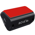 Black magnetic GPS dash cam mount with red top and side ports