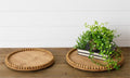 Round Beaded Trays