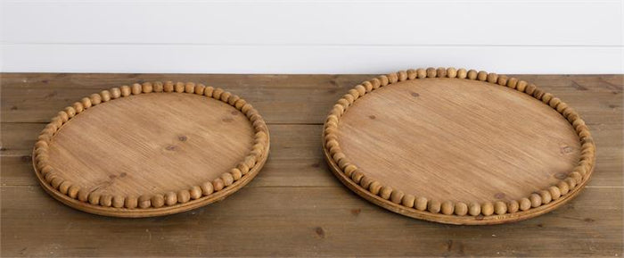 Round Beaded Trays