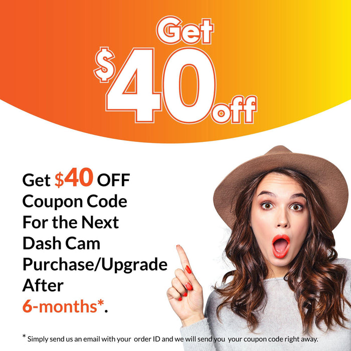 ROVE Care + Extended Warranty for 1-Year + $40 OFF Next Upgrade and Other Benefits - ROVE Dash Cam