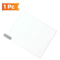 Single clear electrostatic film sheet for car windshield mounting