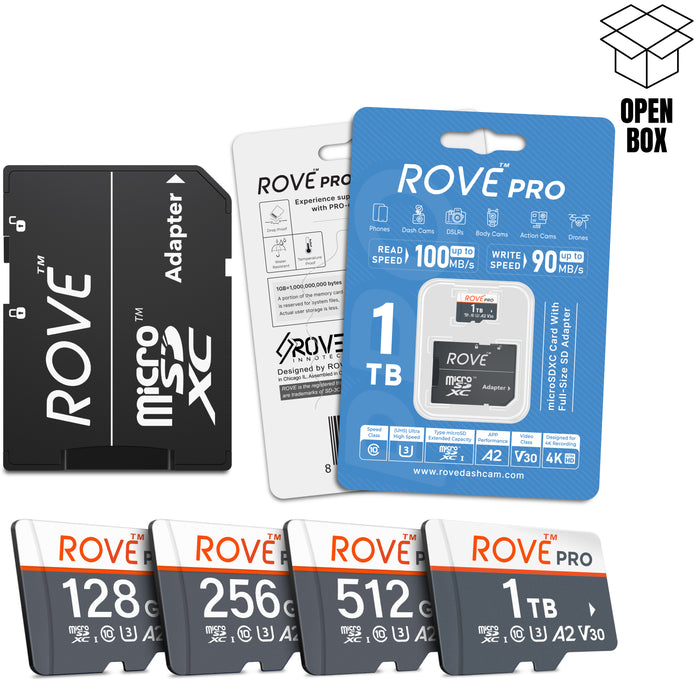 Rove Pro microSD card open-box product image