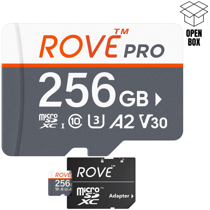 microSDXC memory card, 256GB, with microSD to adapter (Open Box)
