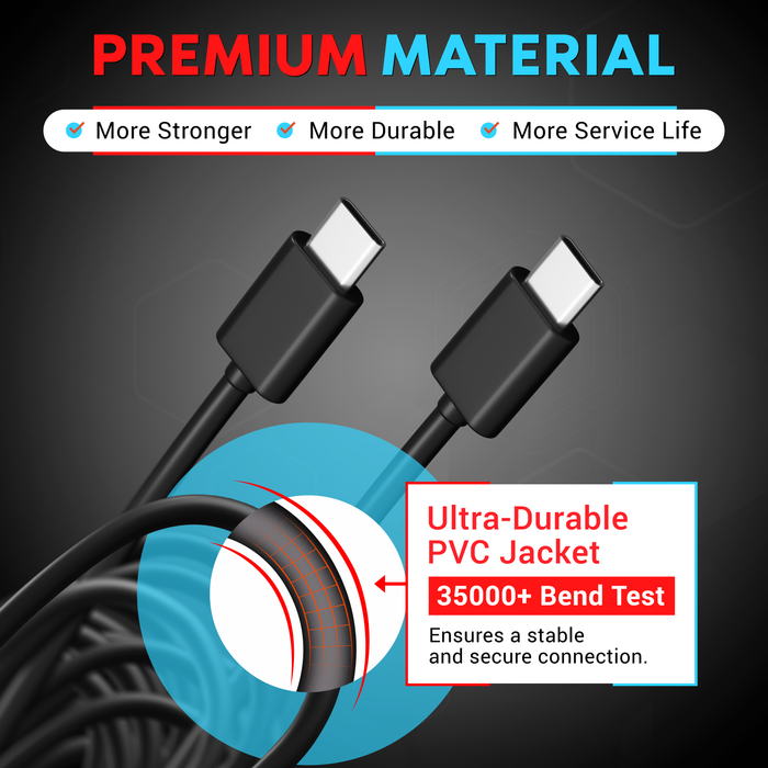 ROVE rear camera cable with two dark connector ends and durable PVC jacket