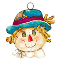 Scarecrow Galvanized Gallery Art Display