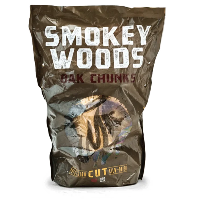 Smokey Woods™ Bagged Oak Wood Chunks - Nationwide Shipping Available