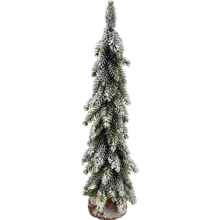 Snowy Thin Tree