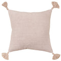 SOMMER PINK SOLID STRIPE MODERN INDUSTRIAL THROW PILLOW