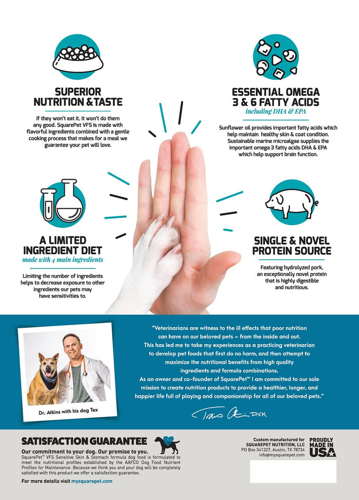SquarePet® VFS Skin & Digestive Support Formula Dog Food