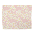 Summertime Plumerias Pink Blanket