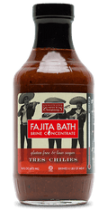 Sweetwater Tres Chilies Fajita Bath Brine – 16 oz bold Southwest marinade