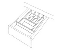 TRIMMABLE CUTTERLY DIVIDER - Fabuwood Galaxy Frost
