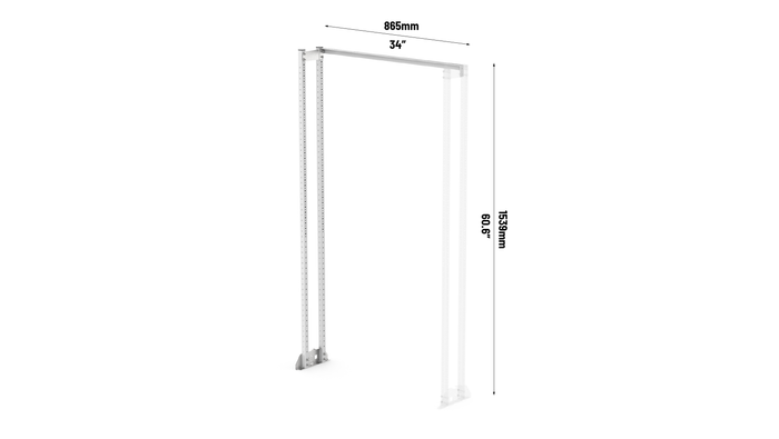 RolaShelf Heavy Duty 8-Series Van Shelving Extension Frame