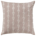 VILLUMSEN PINK BOTANICAL STRIPE MODERN COTTAGE THROW PILLOW