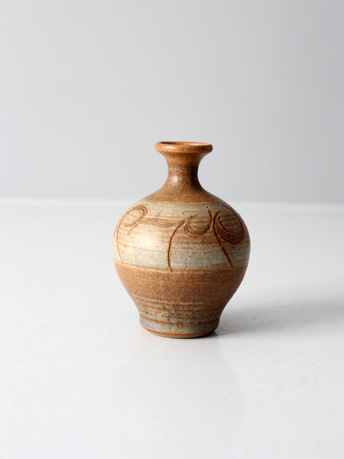 vintage studio pottery vase