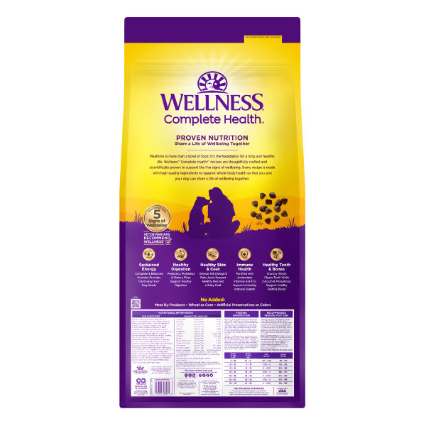 Wellness Complete Health Grained Chicken & Oatmeal Dry Dog Food