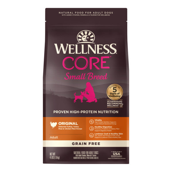 Wellness CORE Grain Free Small Breed Turkey Recipe Dog Food