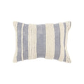 WESTERGAARD NAVY/NATURAL  STRIPE BOHO THROW PILLOW
