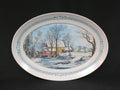 Winter Scene Melamine Platter